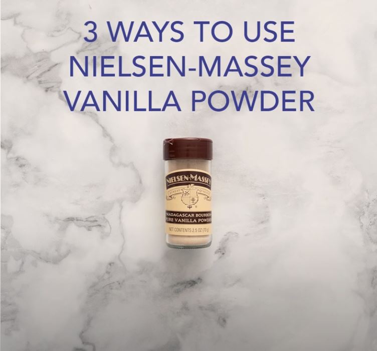 [NielsenMassey]바닐라 파우더를 사용하는 방..
